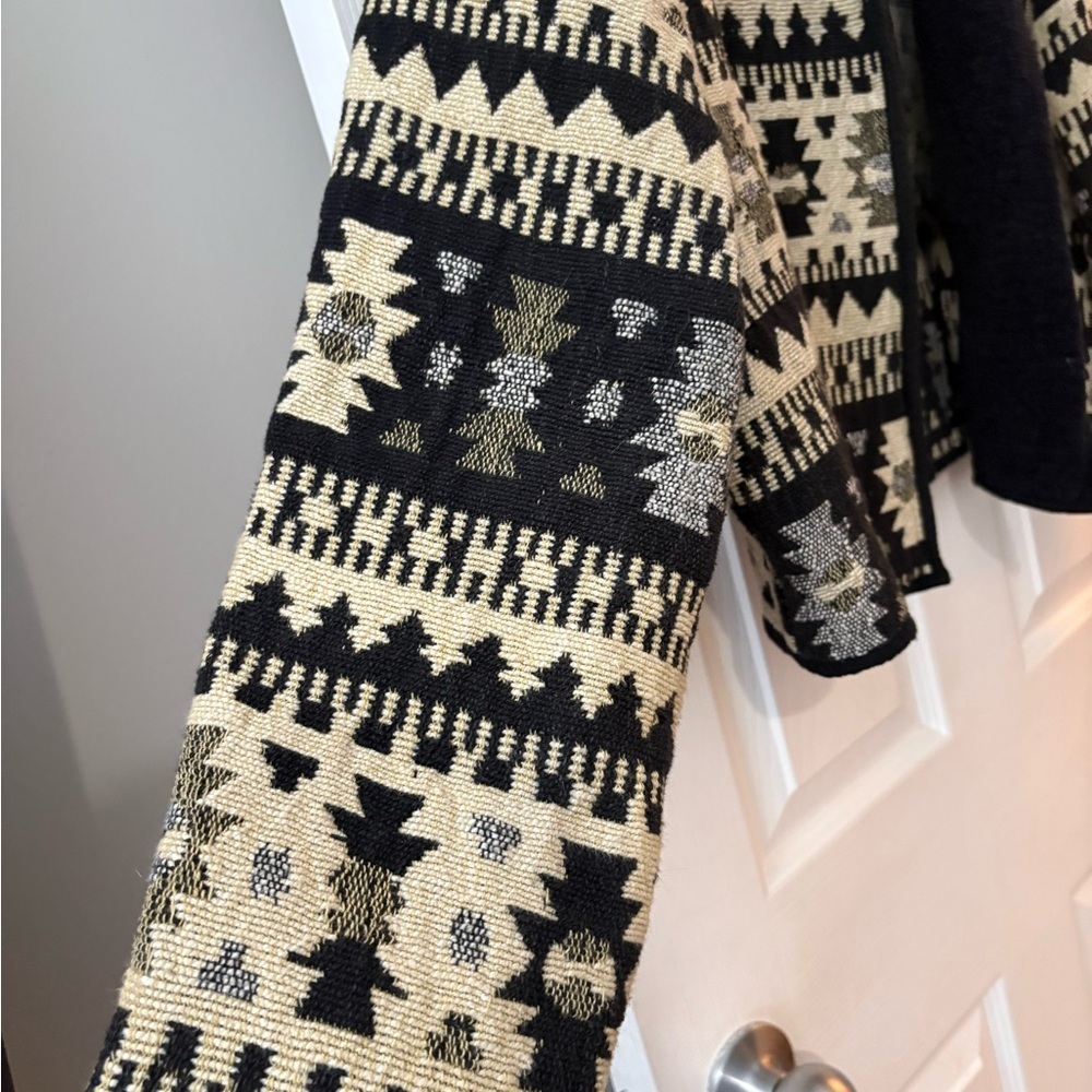 New Identity size 1X tapestry western Aztec cropped jacket - Picture 3 of 11